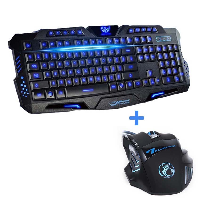 Newest Tri-colorGamer Keyboard Mouse Combo