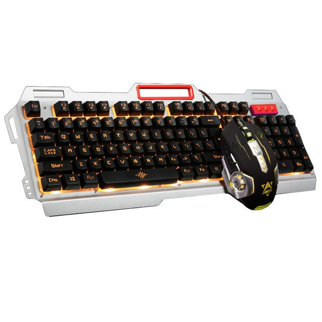 Rainbow  Pro Gaming Keyboard Gamer Keyboard Pro Gaming Mouse