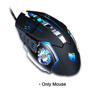 New Tri-color Backlight Pro Gamer KeyboardPro Gaming Mouse