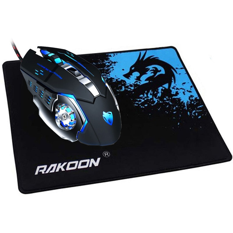Professional Wired Gaming Mouse+Gaming Mouse Pad