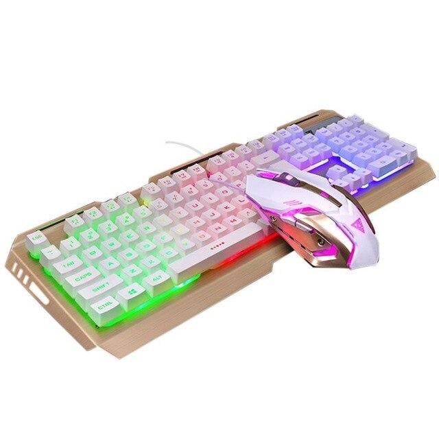 V1 USB Wired Gaming Keyboard and Mouse Set